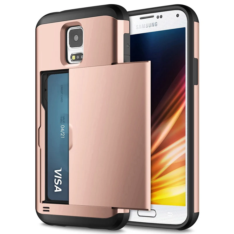 Rose Gold UPaitou гибридный защитный чехол для samsung Galaxy S10 E Lite S9 S8 Plus S5 G900F G900K, чехол-кошелек, чехол-бампер для samsung S5 - Цвет: Rose Gold