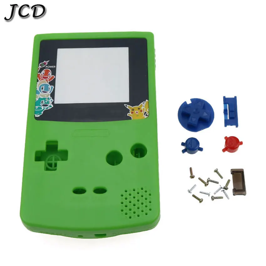 JCD для GBC Ограниченная серия замена оболочки для игровой консоли Gameboy color GBC полный корпус чехол с набором кнопок