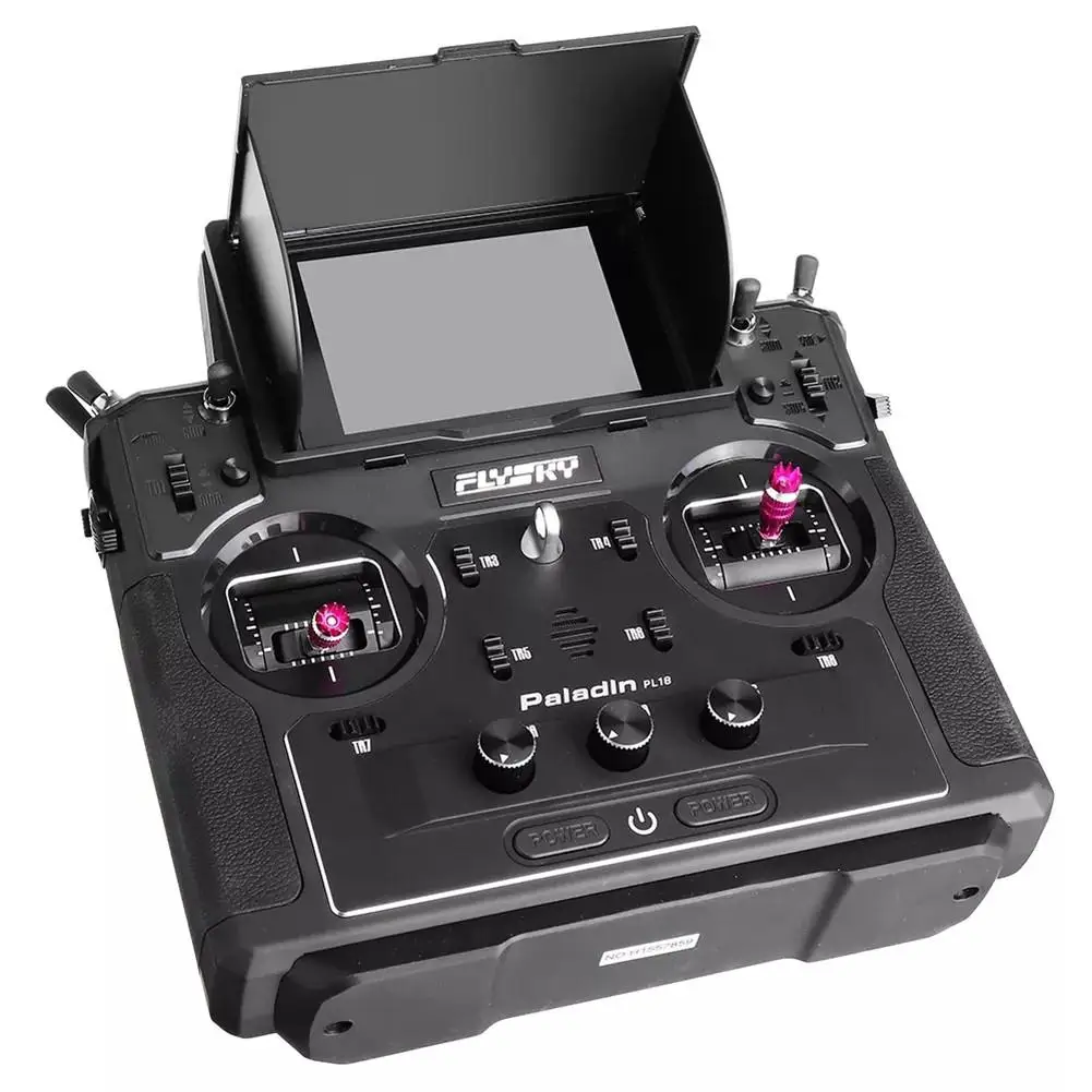 

Flysky FS-PL18 Paladin 2.4G 18CH Radio Transmitter with FS-FTr10+FS-FTr16S Receiver for RC FPV Racing Drone Airplane Helicopter
