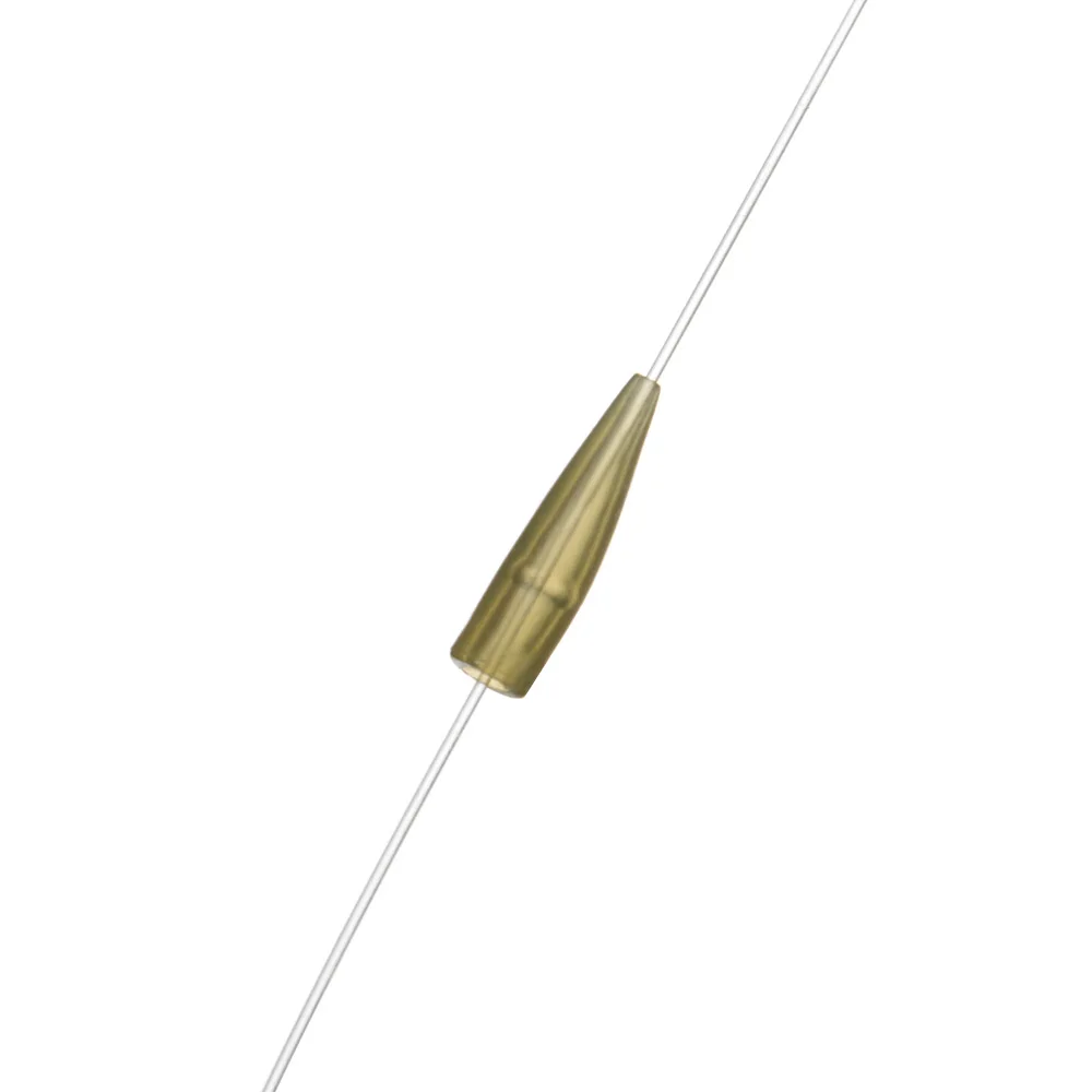 Fishing Accessories 50Pcs Micro Carp Soft Anti Tangle Sleeve Tail Rubber Cone Chod Helicopter Rig Fishing Method Feeder Tool