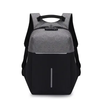 

New Arrival Business External USB Charging Laptop Backpack Anti-Theft Large capacity Waterproof Travel backpack for Men Mochila