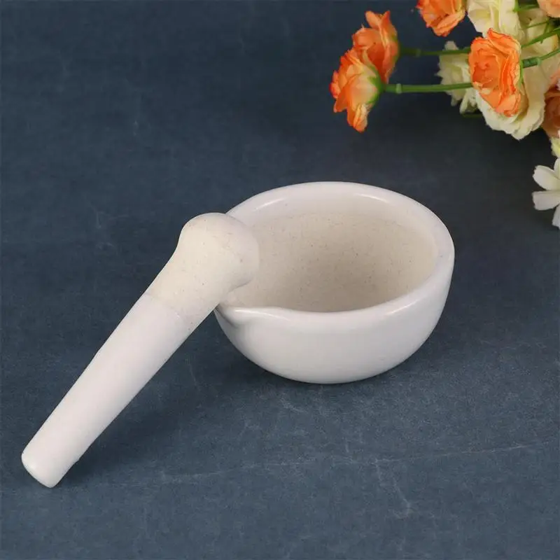 Кухонный шлифовальный медицинский контейнер фарфоровая ступка и пестик