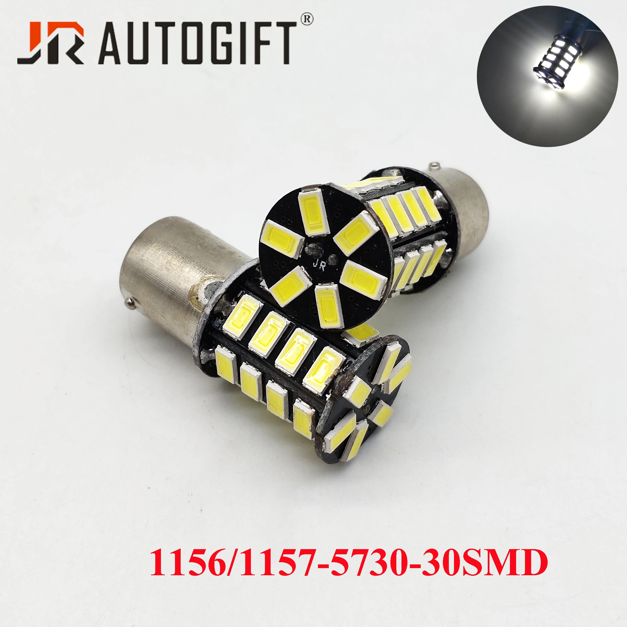 10 шт. Автомобильные светодиодные лампы 12 В 24 S25 1156 BA15S 30 SMD 5730|car light|12v car led lamplight |