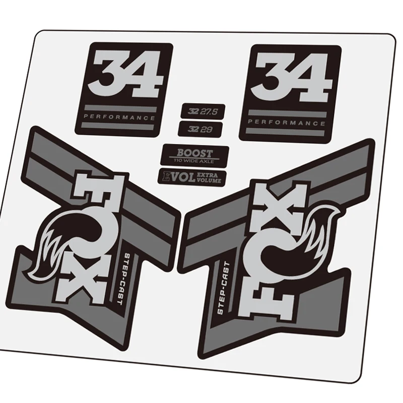 

2020 FOX 34 SC Performance Fork Sticker for Mountain Bike Bicycle Cycling Fox34 Step-cast