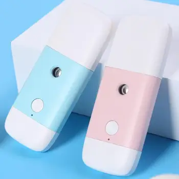 

Mini Portable Rechargeable Facial Humidifier Mist Sprayer Moisturizing Device lightweight, you can hydrate your face anytime,