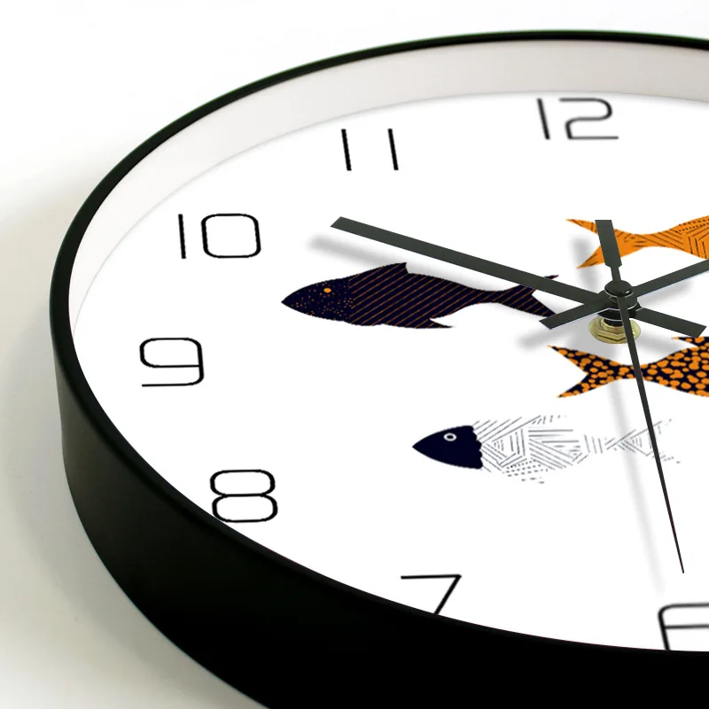Металлические настенные часы современный дизайн украшения гостиной скандинавские минималистичные настенные часы настенные домашние декоративные часы бесшумные 12"