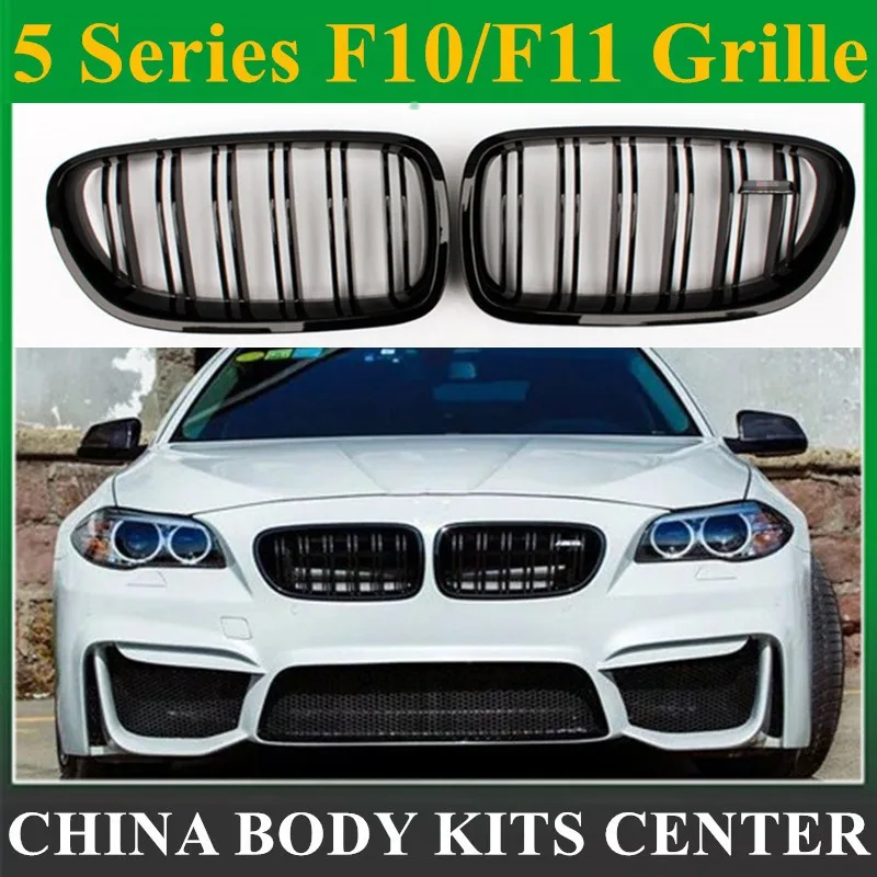 Передняя решетка радиатора F10 M5 Look ABS сетчатые решетки для BMW 5 серии 2010 IN 520i 528i 535i