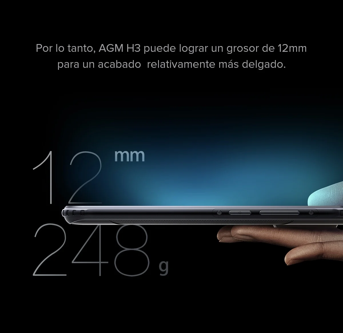 AGM H3 IP68/IP69K Teléfono rugerizado a prueba de agua, celular con visión noctura 5.7” 5400mAh sistema Android 11 teléfono móvil NFC, con altavoz frontal 6 Hd35de8ee9c88435aa97523d5b9a86dc4d