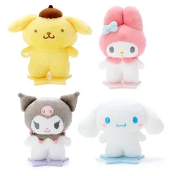 Sanrio juguetes de peluche de Hello Kt para niñas, muñecos Kawaii de deseos de pie con imán para decoración de coche, adornos para el hogar, regalos de cumpleaños, novedad
