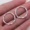 WYSIWYG 10pcs Charms Irregular Ring Antique Silver Color Alloy Diy Jewelry Making Accessories 23x24mm ► Photo 1/5