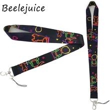 Маленький принц, ремешок для мобильного телефона, для ключей, ID, карт, для спортзала, USB, держатель для бейджа, сделай сам, висячая веревка, бирки, ремешок на шею, ремешки