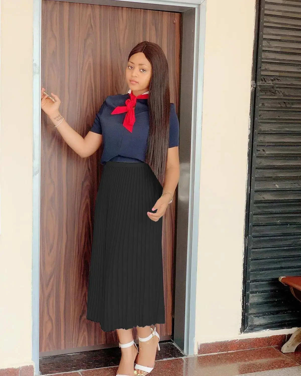 Yooneedi летние Дизайнерские офисные женские юбки 2 цвета однотонные плиссированные женские миди юбки FNN-8314