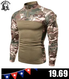 SINAIRSOFT армейская Военная Униформа тактическая футболка с длинным рукавом Хлопок Поколение III боевой Frog рубашка мужские тренировочные рубашки