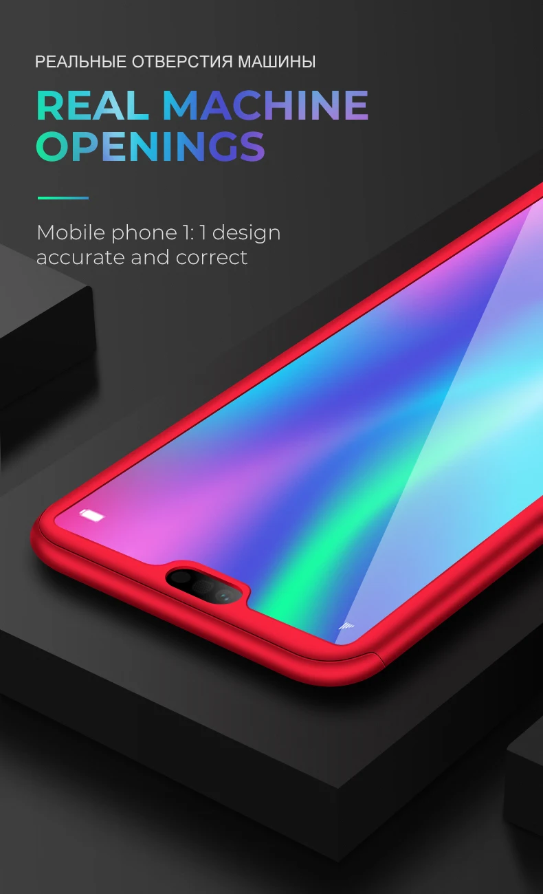360 Full Protection Phone Case For Huawei P40 Lite Pro  Back Cover Case With Glass (2)