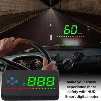 

Car GPS Digital Speedometer Head-up Display HUD Overspeed Warning System Projector Windshield Auto Electronic Voltage Alarm