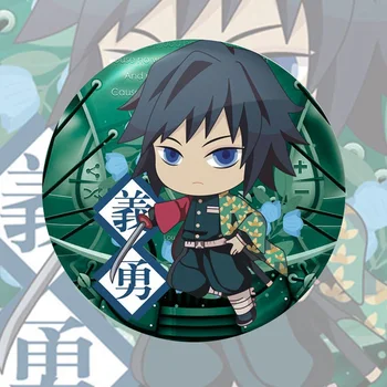 

Anime Badge Demon Slayer Brooch Kimetsu No Yaiba Kamado Tanjirou Pin Button Brooch Badge Cosplay Acrylic Brooch Gift