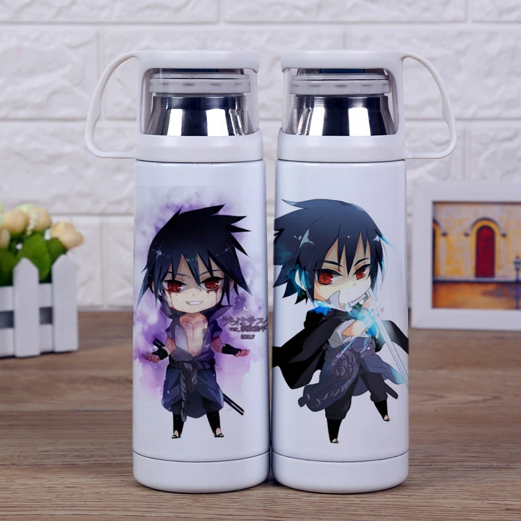 Наруто термос Узумаки Наруто с крышкой Хатаке Какаши термос Учиха itachi кружки чашка подарок