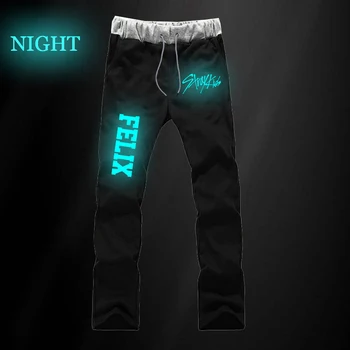 

Kpop Joggers Pants Stray Kids Luminous Streetwear Pants Men Casual Trousers Bodybuilding Sweatpants Autumn Winter Sporting Pants