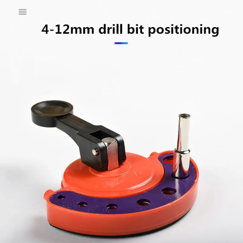 

4-12mm Diamond Drill Bit Glass Hole Locator Tile Marble Bit Guide With Vacuum Base Sucker Tile chamfer Hotselling