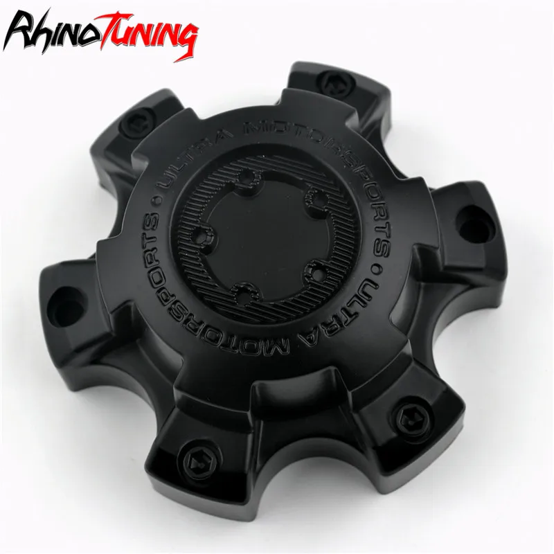 1pc 114mm Black ULTRA Motorsports A89-9864 6-lug Wheel Center Caps Cover For Ultra Wheel 194-6886B/194-7886B Rim Hub - Цвет: Matt Black