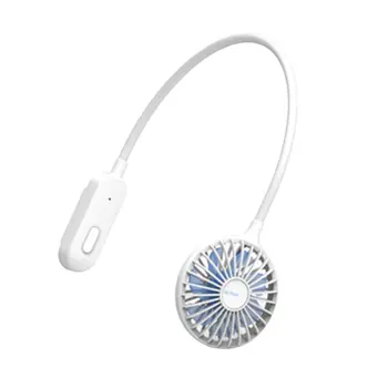 

Portable Lazy Sports Halter Fan Mini Hanging Neck Fan USB Rechargeable Cover Halter Sports Fan Air Cooler Outdoor