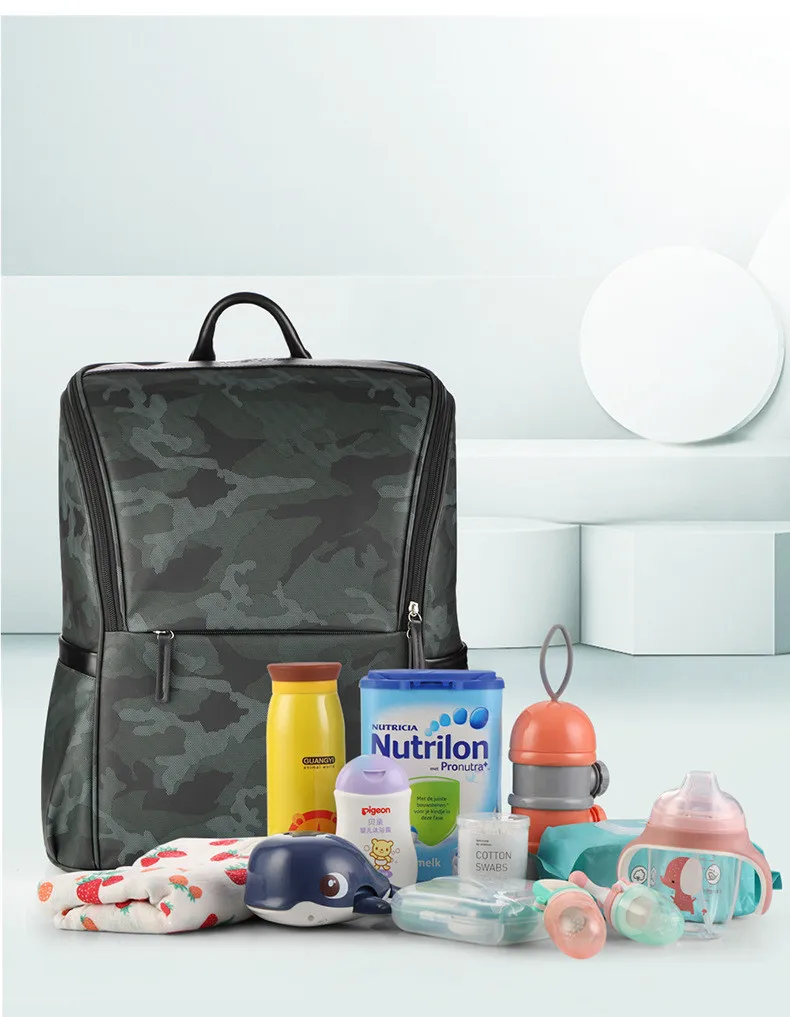 Сумка для подгузников, рюкзак папы для мам, сумка для детской коляски, водонепроницаемая сумка Оксфорд, сумка для пеленки для ухода, многофункциональная сумка для беременных