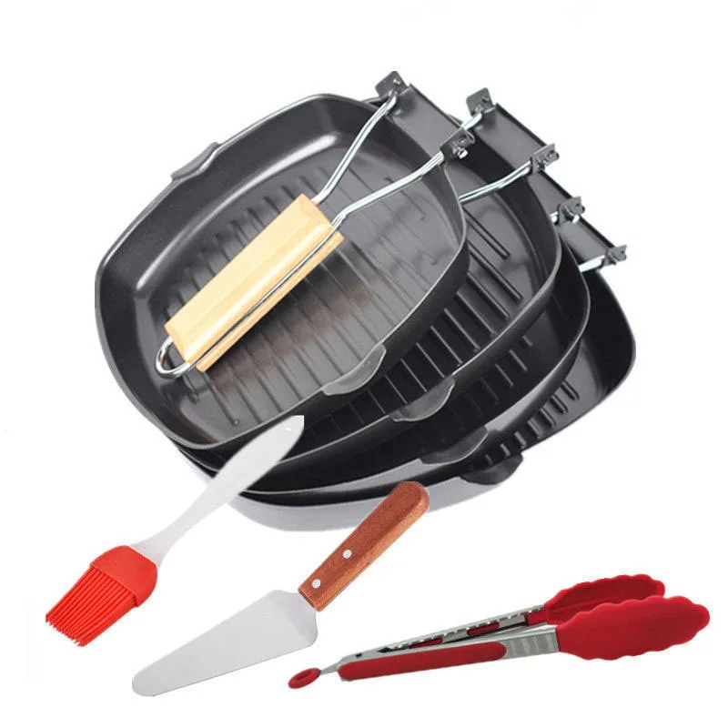 Steak Pot Striped Pan Frying Pan Fried Steak Special Pot Non-stick Pan Gas Cooker Cookware Pots and Pans Cooking Pot Kitchen Pot