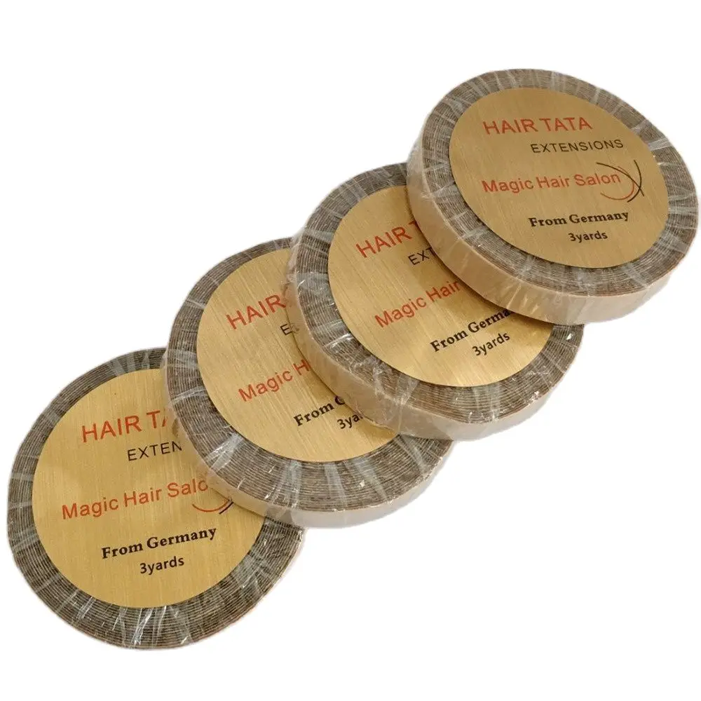 3 yards TATA hair extension tape Double side adhesive tape hair extension support tape for tape hair width 0.8cm/1.0cm 4