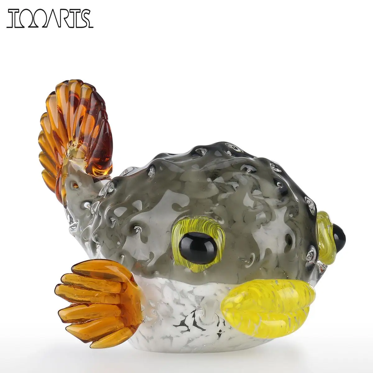 Миниатюрные фигурки животных из дутого стекла коллекционное художественное