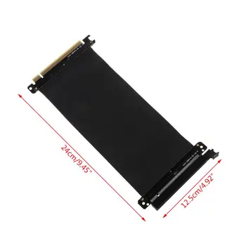 

PCI Express 3.0 16x Flexible Cable Extension Port Adapter High Speed Riser Card R9JA
