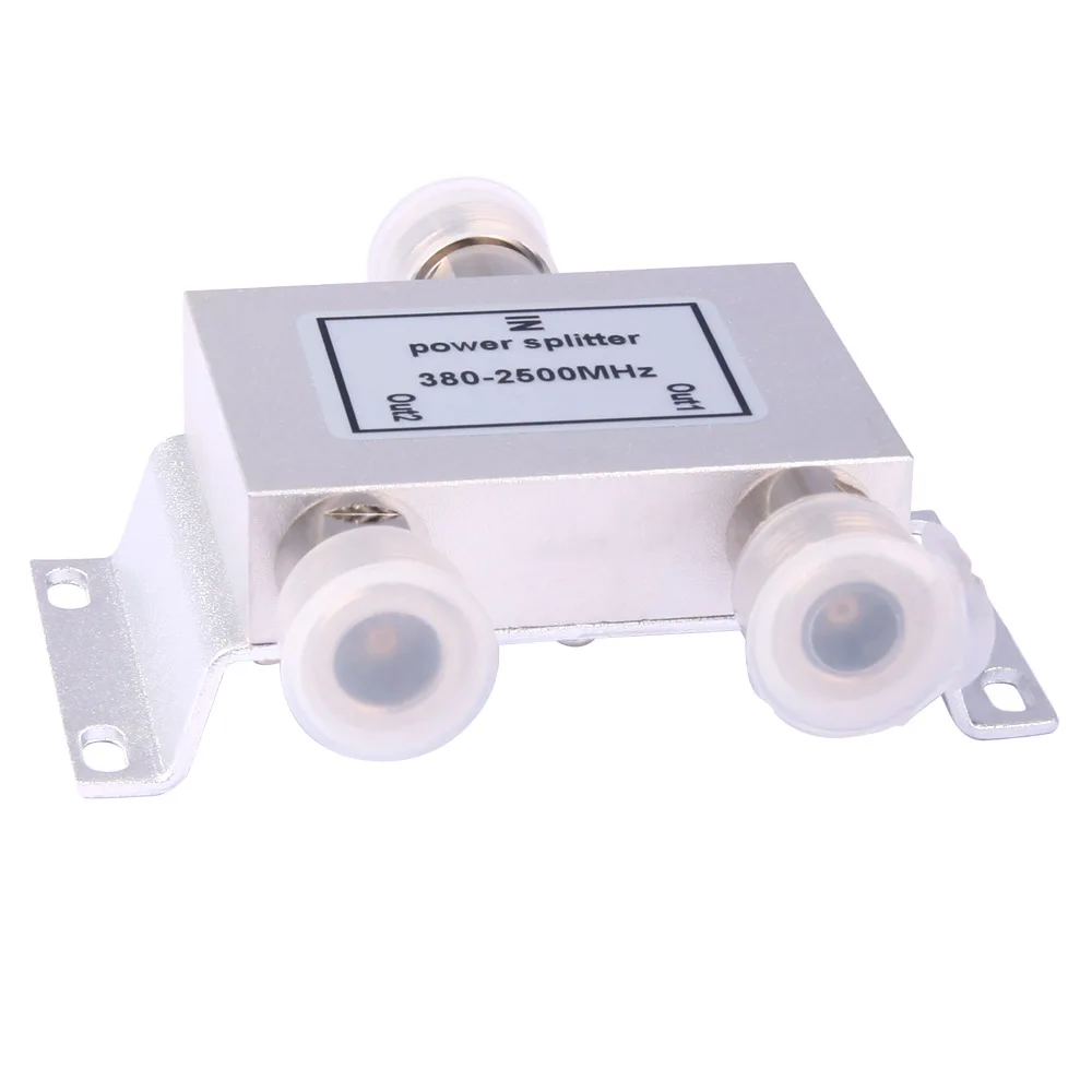 2 Way N 1 In/To 2 power Divider Splitter 380~ 2500MHz для GSM CDMA 3g усилитель сигнала, подключение к внутренней антенне наружной антенны