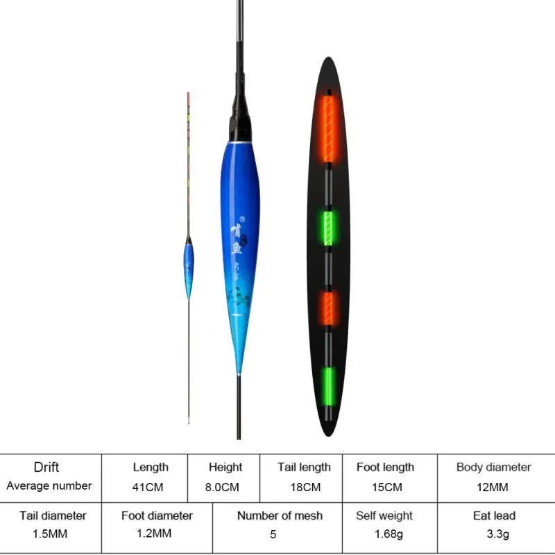 Светящийся поплавок для рыбалки, супер яркий ультратонкий электронный поплавок, светящийся буй, уличные рыболовные инструменты