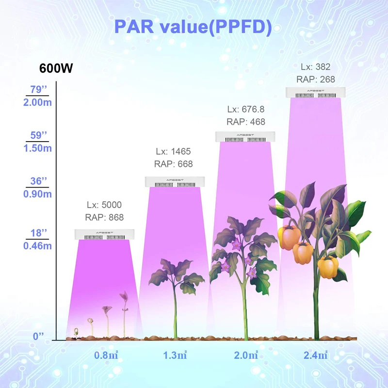 Phytolamp 1000W светодиодный Grow светильник таймер Фито лампы для растений рассады дома