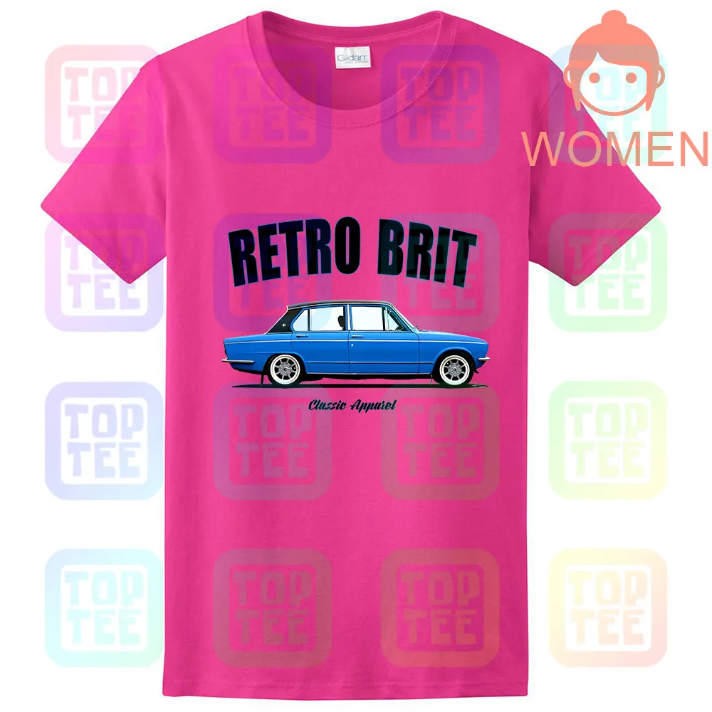Women Rose Футболка TRIUMPH DOLOMITE SPRINT. В ретро-стиле Брит. Классических автомобилей. Модифицированный. В британском стиле - Цвет: Women Rose
