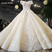 LS32412 шампанское свадебные платья с плеча возлюбленной бальное платье зашнуровать назад руки работы кружева свадебные платья реальные фото