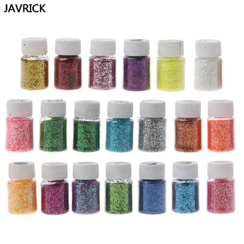 

20 Colors 10g Resin Casting Mold Glitters Sequains Pigment Large Kit Makeup Jewelry Fillings Nail Art Jewelry Making