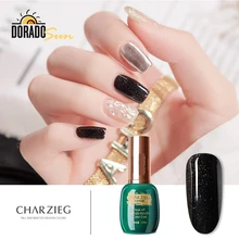 DORADOSUN термальный лак для ногтей Блеск ногтей Клей на водной основе маникюрный лак Блестящий мерцающий лак для ногтей