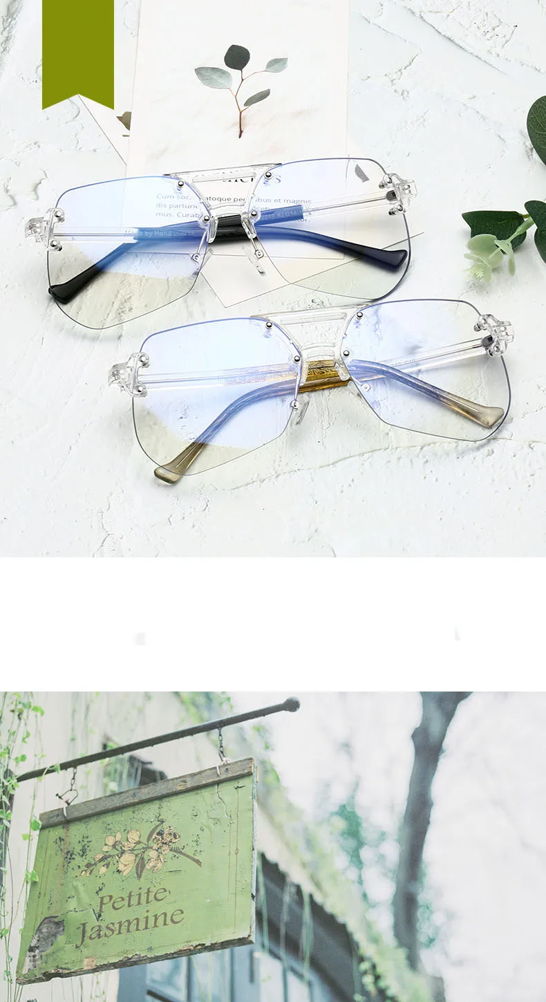 Fashion Women Blue Light Blocking Glasses Anti Blue Rays Eye Glasses For Men Pilot Frame Optical Eyewear