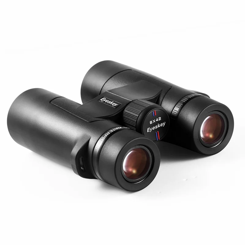 8X42 Бинокль Eyeskey высокой мощности ED 10X42 IPX8 водонепроницаемый Bak4 призма оптика HD высокой четкости туристический телескоп для кемпинга охоты - Цвет: 8X42