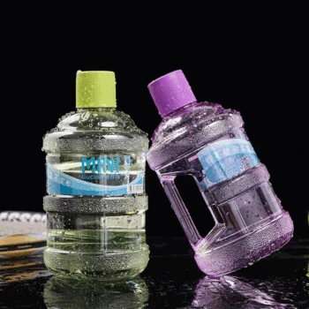 

Creative new large-capacity plastic cup mini bucket portable leak proof 650ml cute water bottle drinking juice big