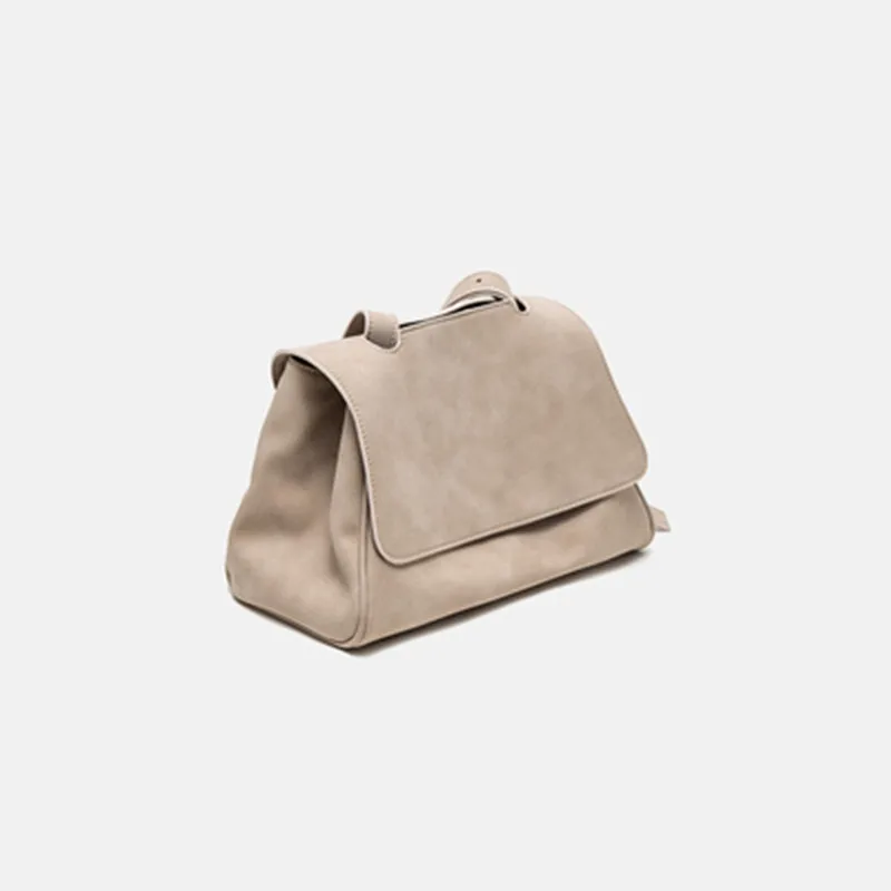 

High Quality Matte Pu Leather Vintage Handbags Women's Designer Simple Handbag The Big Women's Large Handbags Shoulder Bags