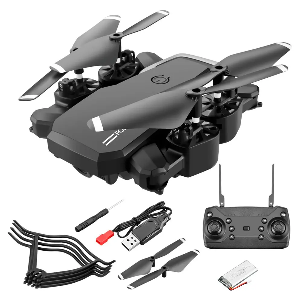 Красный LF609 2,4G Wifi FPV RC Дрон с камерой 0.3MP/2.0MP бесщеточный Радиоуправляемый квадрокоптер RTF складной 3D откидной держатель на голову дропшиппинг - Цвет: Красный