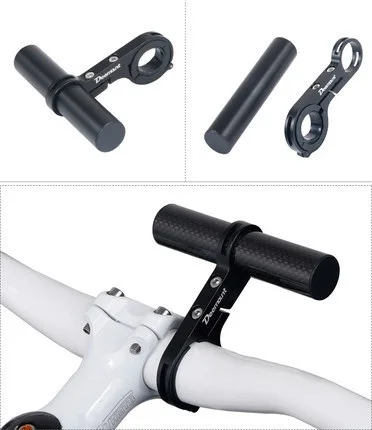 Cheap MTB road bike bracket handlebar multi-function bracket bicycle extension bracket aluminum alloy extension frame carbon fiber 1