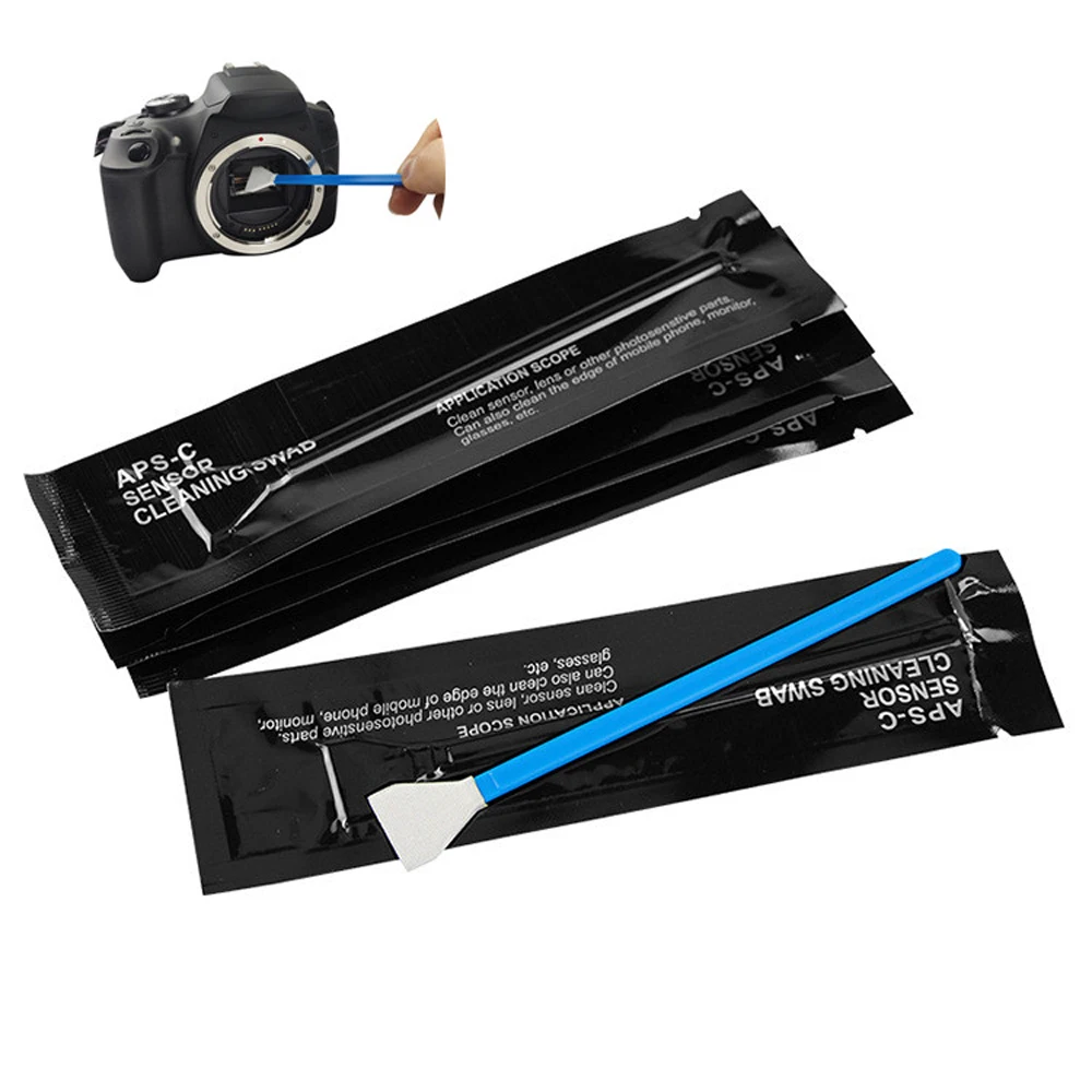 10pcs Sensor Cleaning Kit Cleaner Swab Ultra for Digital Camera's Sensor for Full-Frame Sensors