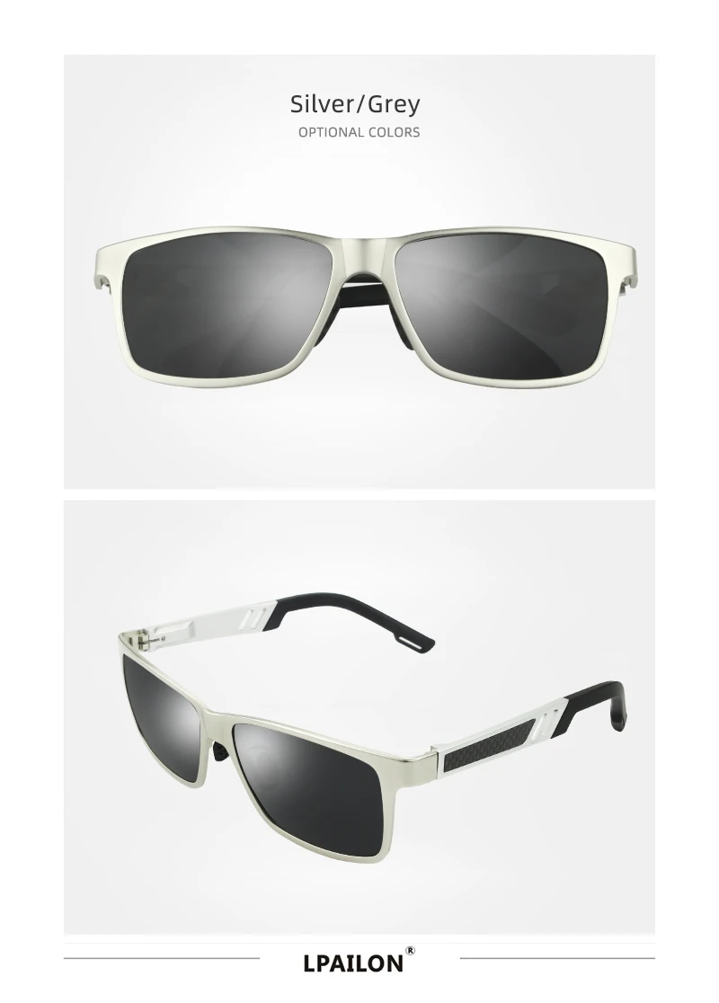 LPAILON мужские поляризованные солнцезащитные очки из алюминия и магния солнцезащитные очки прямоугольные оттенки мужские очки для вождения для мужчин UV400