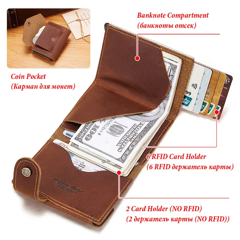 Slanke Mannelijke Walet Luxe Hasp Portemonnee Korte Mannen Portefeuilles Echt Lederen Bank Kaarthouder Credit Reizen Credential Coin Money Bag