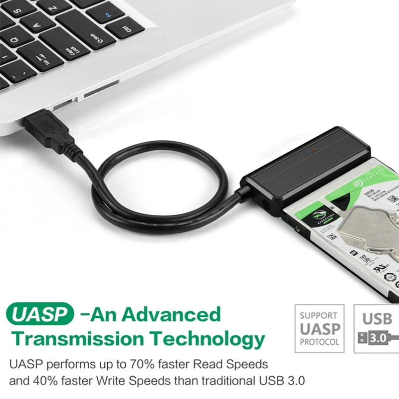USB 3,0 на SATA жесткий диск конвертер SSD адаптер кабель конвертера супер скорость 22 Pin ЕС Plug