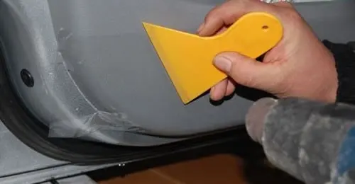 Кожа носорога Автомобильная защитная пленка Толстая Скрытая пленка устойчивая к царапинам ударопрочная мембрана прозрачная пвх дверная ручка F