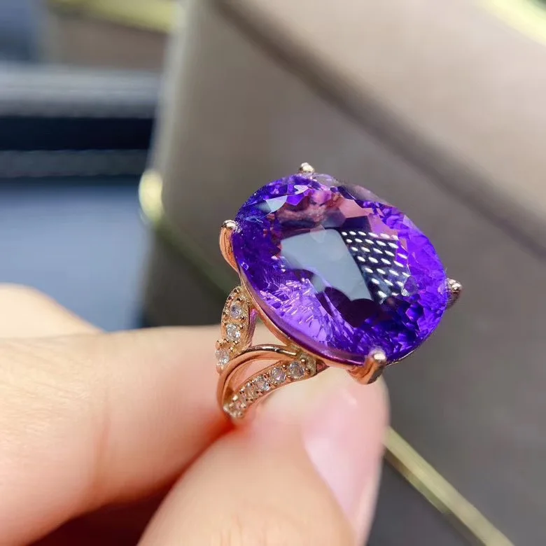 Buy Amethyst ring Online From Premium Crystal Store at Best Price - The  Miracle Hub