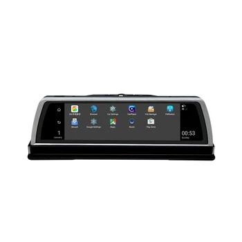 2020 New Car DVR Dashcam 4G 4 Channel ADAS Android 5.1 10" Center console mirror GPS WiFi FHD 1080P Rear Lens Video Recorder